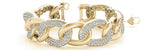 Italian Made Lab Grown Diamond Bracelet - 11 1/2 ct tw | 14K & 18K Gold, VS1 D/E/F | 14K Yellow Gold | Lab Grown Diamond Bracelet