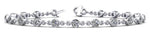 7/8 ct tw Lab Grown Diamond Bracelet in 14K White Gold