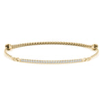 1/4 ct tw Lab Grown Diamond Bracelet in 14K Yellow Gold