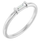 Platinum 1/8 CTW Natural Diamond Stackable Ring - Picasso Gold & Diamond Jewelry