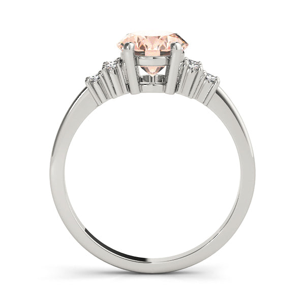 Oval Cluster Lab Grown Diamond Engagement Ring - VS1 D/E/F | 14K & 18K Gold | 18K Yellow Gold | Oval Lab Diamond | Picasso Gold & Diamond Chicago