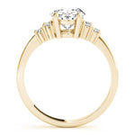 Oval Cluster Lab Grown Diamond Engagement Ring - VS1 D/E/F | 14K & 18K Gold | 18K Rose Gold | Oval Lab Diamond | Picasso Gold & Diamond Chicago
