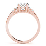 Oval Cluster Lab Grown Diamond Engagement Ring - VS1 D/E/F | 14K & 18K Gold | 18K Rose Gold | Oval Lab Diamond | Picasso Gold & Diamond Chicago