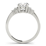 Oval Cluster Lab Grown Diamond Engagement Ring - VS1 D/E/F | 14K & 18K Gold | 18K Rose Gold | Oval Lab Diamond | Picasso Gold & Diamond Chicago