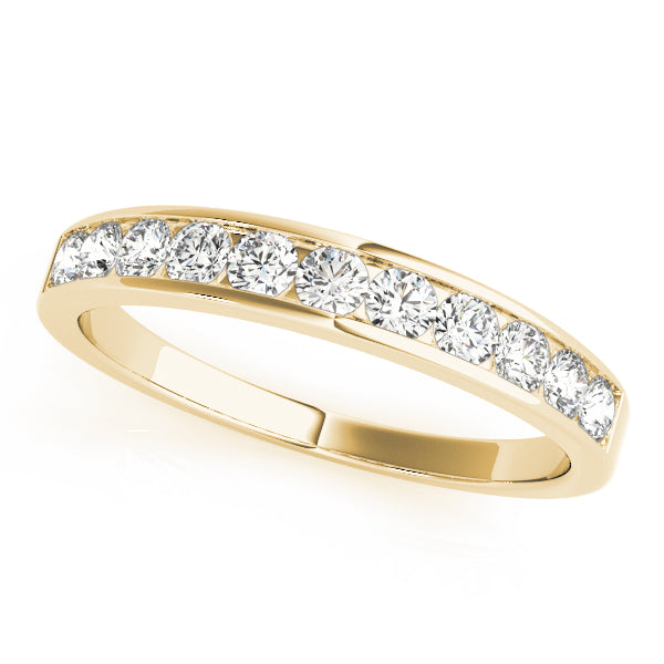 1/3 ct tw Lab Grown Diamond Channel-Set Wedding Band in 14K Yellow Gold