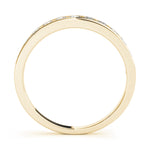 1/3 ct tw Lab Grown Diamond Channel-Set Wedding Band in 14K Yellow Gold
