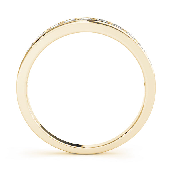 1/3 ct tw Lab Grown Diamond Channel-Set Wedding Band in 14K Yellow Gold