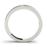1/2 ct tw Lab Grown Diamond Wedding Band in 14K White Gold