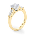 Round Three Stone Lab Grown Diamond Engagement Ring - VS1 D/E/F | 14K & 18K Gold | 14K Rose Gold | Round Lab Diamond | Picasso Gold & Diamond Chicago