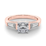 Round Three Stone Lab Grown Diamond Engagement Ring - VS1 D/E/F | 14K & 18K Gold | 18K Yellow Gold | Round Lab Diamond | Picasso Gold & Diamond Chicago