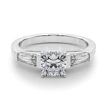Round Three Stone Lab Grown Diamond Engagement Ring - VS1 D/E/F | 14K & 18K Gold | 18K Rose Gold | Round Lab Diamond | Picasso Gold & Diamond Chicago