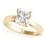 Princess Lab Grown Diamond Solitaire Ring — Picasso Gold & Diamond