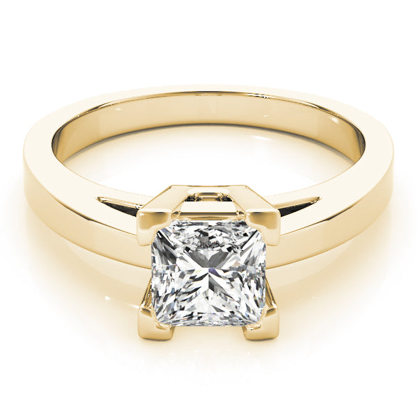 Princess Lab Grown Diamond Solitaire Ring — Picasso Gold & Diamond