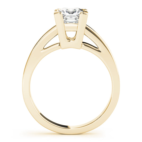 Princess Lab Grown Diamond Solitaire Ring — Picasso Gold & Diamond