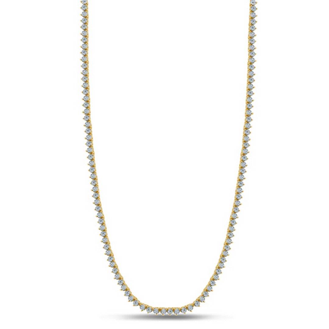 Radiant Opulence: 10K 1.83-2.19CT D-Necklace - Picasso Gold & Diamond Jewelry