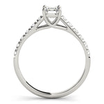 Emerald Cut Trellis Lab Grown Diamond Engagement Ring - VS1 D/E/F | 14K & 18K Gold | 14K Rose Gold | Emerald Cut Lab Diamond | Picasso Gold & Diamond Chicago