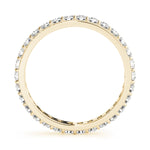 7/8 ct tw Lab Grown Diamond Eternity Wedding Band in 14K Yellow Gold