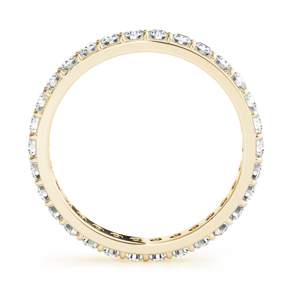 7/8 ct tw Lab Grown Diamond Eternity Wedding Band in 14K Yellow Gold