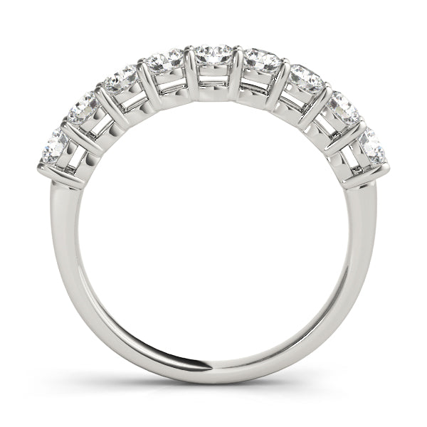 1 1/3 ct tw Lab Grown Diamond Wedding Band in 14K White Gold