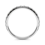 3/8 ct tw Lab Grown Diamond Wedding Band in 14K White Gold