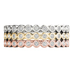 1/8 ct tw Lab Grown Diamond Ring in 14K White Gold