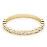1/8 ct tw Lab Grown Diamond Ring in 14K Yellow Gold