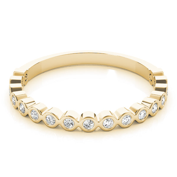 1/8 ct tw Lab Grown Diamond Ring in 14K Yellow Gold