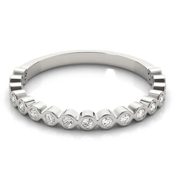 1/8 ct tw Lab Grown Diamond Ring in 14K White Gold