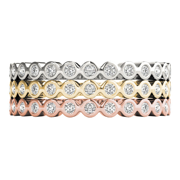 1/8 ct tw Lab Grown Diamond Ring in 14K White Gold