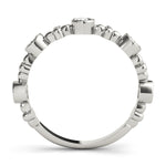3/8 ct tw Lab Grown Diamond Wedding Band in 14K White Gold