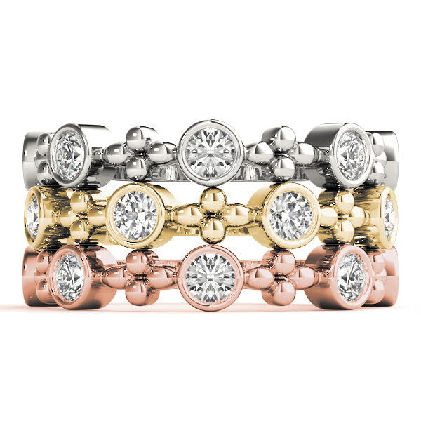3/8 ct tw Lab Grown Diamond Wedding Band in 14K White Gold