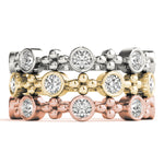 3/8 ct tw Lab Grown Diamond Wedding Band in 14K White Gold
