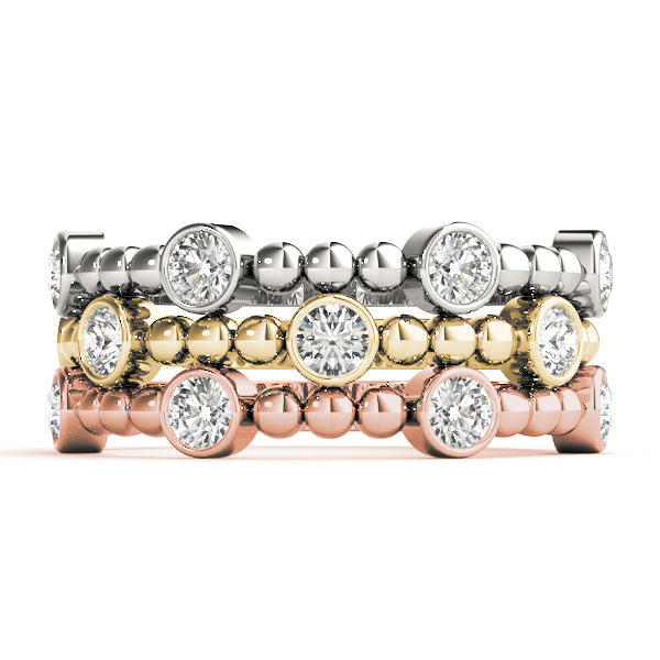 1/4 ct tw Lab Grown Diamond Wedding Band in 14K White Gold