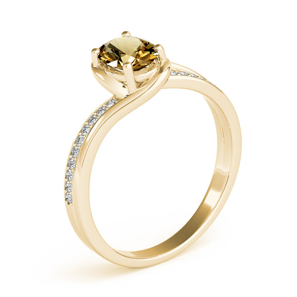Oval Bypass Lab Grown Diamond Engagement Ring - VS1 D/E/F | 14K & 18K Gold | 14K Rose Gold | Oval Lab Diamond | Picasso Gold & Diamond Chicago