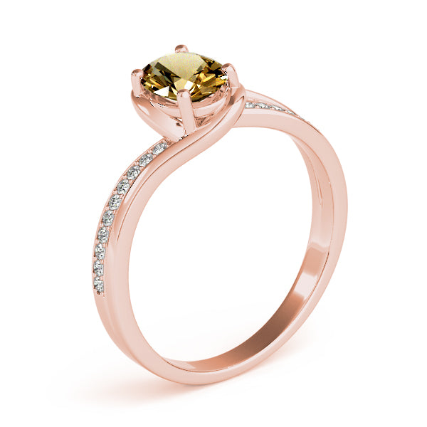 Oval Bypass Lab Grown Diamond Engagement Ring - VS1 D/E/F | 14K & 18K Gold | 14K Rose Gold | Oval Lab Diamond | Picasso Gold & Diamond Chicago