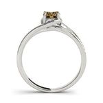 Oval Bypass Lab Grown Diamond Engagement Ring - VS1 D/E/F | 14K & 18K Gold | 18K Yellow Gold | Oval Lab Diamond | Picasso Gold & Diamond Chicago