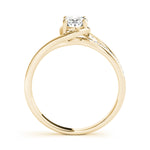 Oval Bypass Lab Grown Diamond Engagement Ring - VS1 D/E/F | 14K & 18K Gold | 18K Rose Gold | Oval Lab Diamond | Picasso Gold & Diamond Chicago