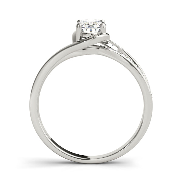 Oval Bypass Lab Grown Diamond Engagement Ring - VS1 D/E/F | 14K & 18K Gold | 18K Rose Gold | Oval Lab Diamond | Picasso Gold & Diamond Chicago
