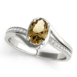Oval Bypass Lab Grown Diamond Engagement Ring - VS1 D/E/F | 14K & 18K Gold | Platinum | Oval Lab Diamond | Picasso Gold & Diamond Chicago