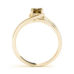 Oval Bypass Lab Grown Diamond Engagement Ring - VS1 D/E/F | 14K & 18K Gold | Lab Grown Diamond Engagement Ring | Picasso Gold & Diamond | Chicago