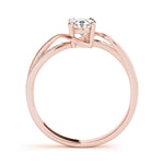 Oval Bypass Lab Grown Diamond Engagement Ring - VS1 D/E/F | 14K & 18K Gold | 18K Rose Gold | Oval Lab Diamond | Picasso Gold & Diamond Chicago