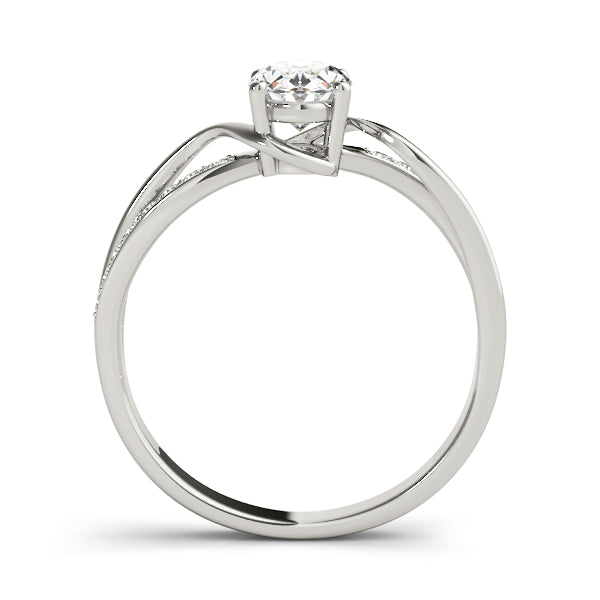 Oval Bypass Lab Grown Diamond Engagement Ring - VS1 D/E/F | 14K & 18K Gold | 18K Rose Gold | Oval Lab Diamond | Picasso Gold & Diamond Chicago