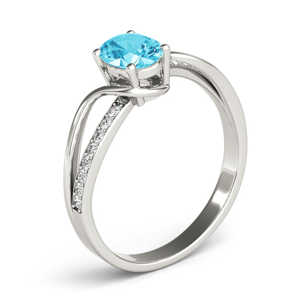 Oval Bypass Lab Grown Diamond Engagement Ring - VS1 D/E/F | 14K & 18K Gold | Platinum | Oval Lab Diamond | Picasso Gold & Diamond Chicago