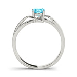 Oval Bypass Lab Grown Diamond Engagement Ring - VS1 D/E/F | 14K & 18K Gold | Platinum | Oval Lab Diamond | Picasso Gold & Diamond Chicago