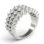 1 7/8 ct tw Lab Grown Diamond Ring in 14K White Gold