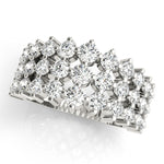 1 7/8 ct tw Lab Grown Diamond Ring in 14K White Gold