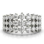 1 7/8 ct tw Lab Grown Diamond Ring in 14K White Gold