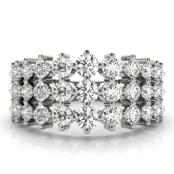 1 7/8 ct tw Lab Grown Diamond Ring in 14K White Gold