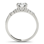 Round Cluster Lab Grown Diamond Engagement Ring - VS1 D/E/F | 14K & 18K Gold | 14K Rose Gold | Round Lab Diamond | Picasso Gold & Diamond Chicago