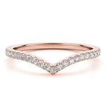1/5 ct tw Round Lab Grown Diamond Wedding Band in 14K White Gold